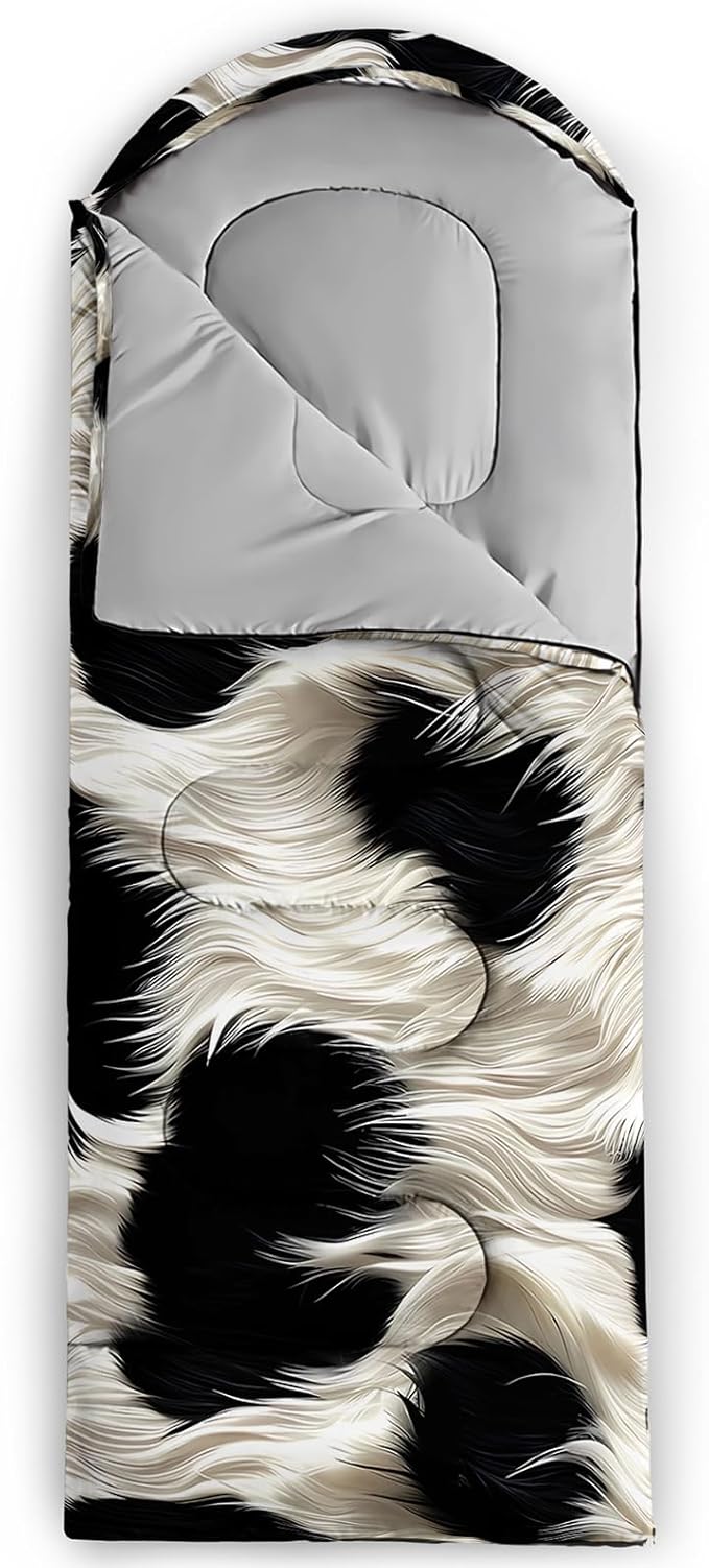 QOOMO Camping Sleeping Bags3 Season Warm &amp Cool WeatherLightweightWaterproof Sleeping Bags for Adults &amp KidsTravelingand OutdoorsCamping Gear Equipment