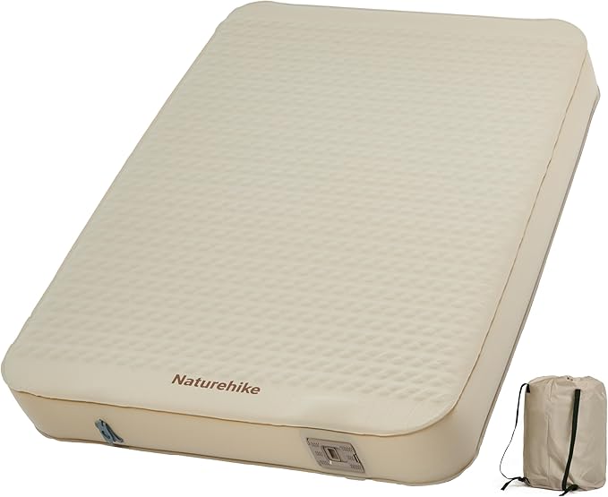 Naturehike 3.94’’ Thick Self Inflating Sleeping Pad with Built in Pump Double Foam &amp Air Camping Mattress Full XL Camping Sleeping Pad for Tent Car Cot Truck 661 lbs Support