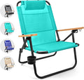 Water Buffalo Bondi Beach Chair – Backpack Beach Chair for Adults with Reclining Positions Cup Holder &amp High Back Support