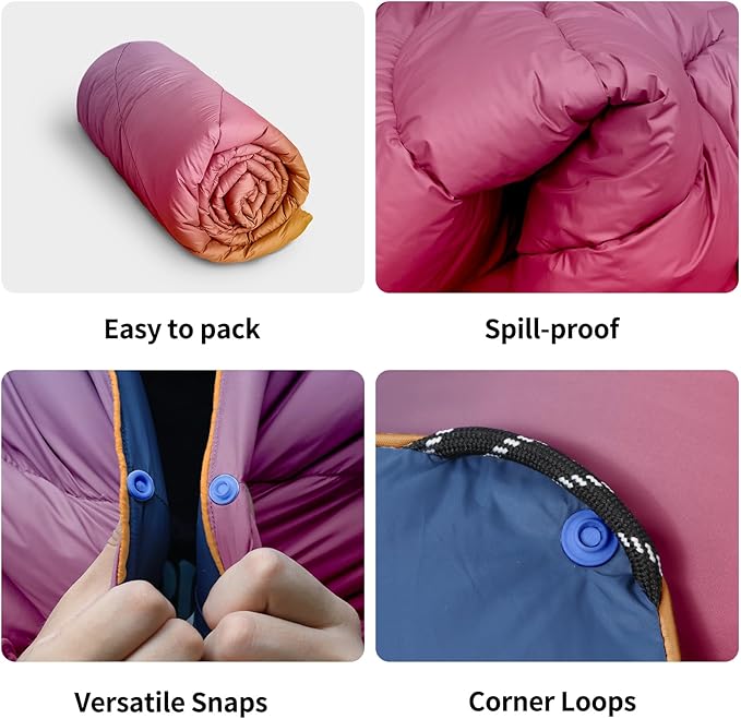 Camping Blanket Puffy Blanket Lightweight Windproof Water Resistant for OutdoorsHiking BackpackingBeachCarPicnicStadium