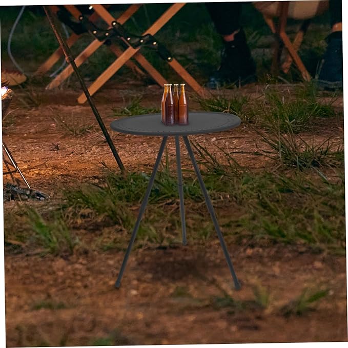 HANABASS Adjustable Height Camping Folding Table Small Foldable Outdoor Table for Easy Storage