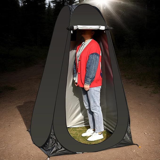 Popup Changing Tent Popup Privacy Tent Waterproof Changing Shelter for Camping - Temporary Dressing Room Shelter Enclosed Design with Carry Bag for Beaches Sports Venues Vacation