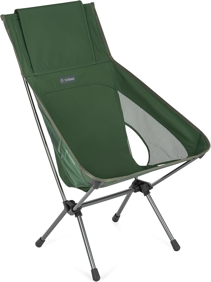 Helinox Chair One Highback (re) High-Performance Camping Chair 2.6lbs Camping Chairs High Back Packable Portable Chair for Backpacking Camping Hiking Travel Forest Green