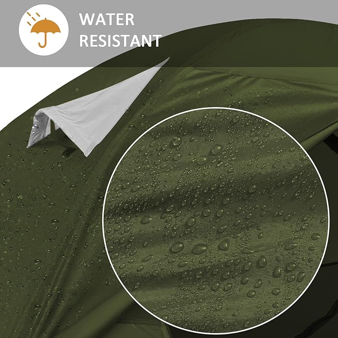 Bessport Mummy Sleeping Bag and Bessport Camping Tent 2 Person Tent Waterproof Two Doors Backpacking Tent Easy Setup Lightweight for Outdoor Hiking Mountaineering Travel