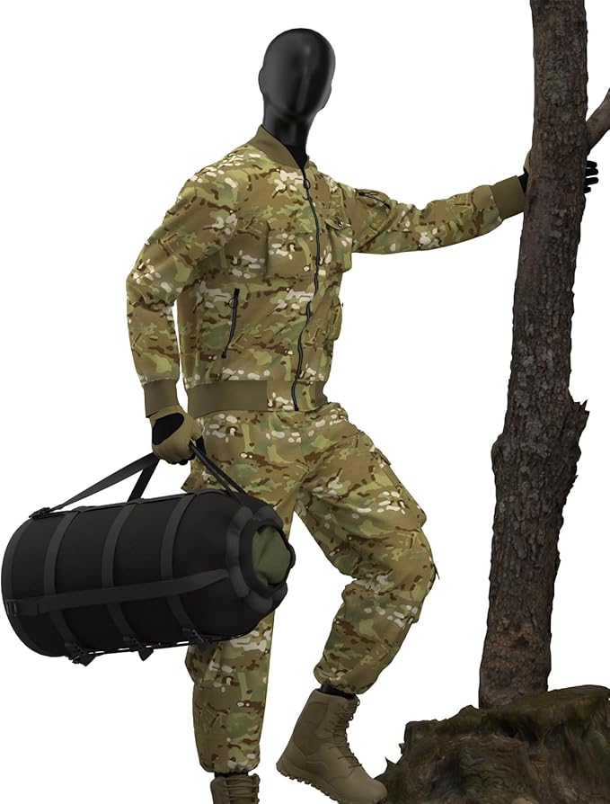 MT Army Military Modular Sleeping Bags System Multi Layered with Bivy Cover for All Season Woodland/Multicam