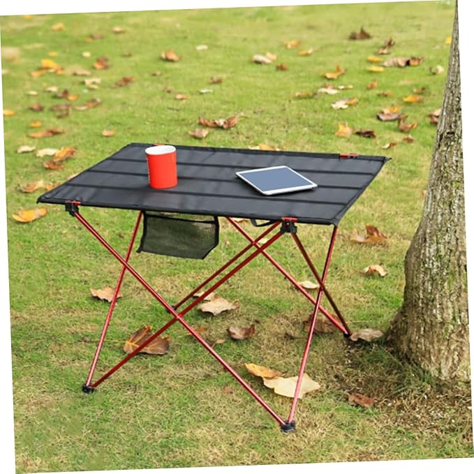 Portable Folding Camping Table Aluminum Outdoor Beach Picnic Table Pop up for Camping Hiking