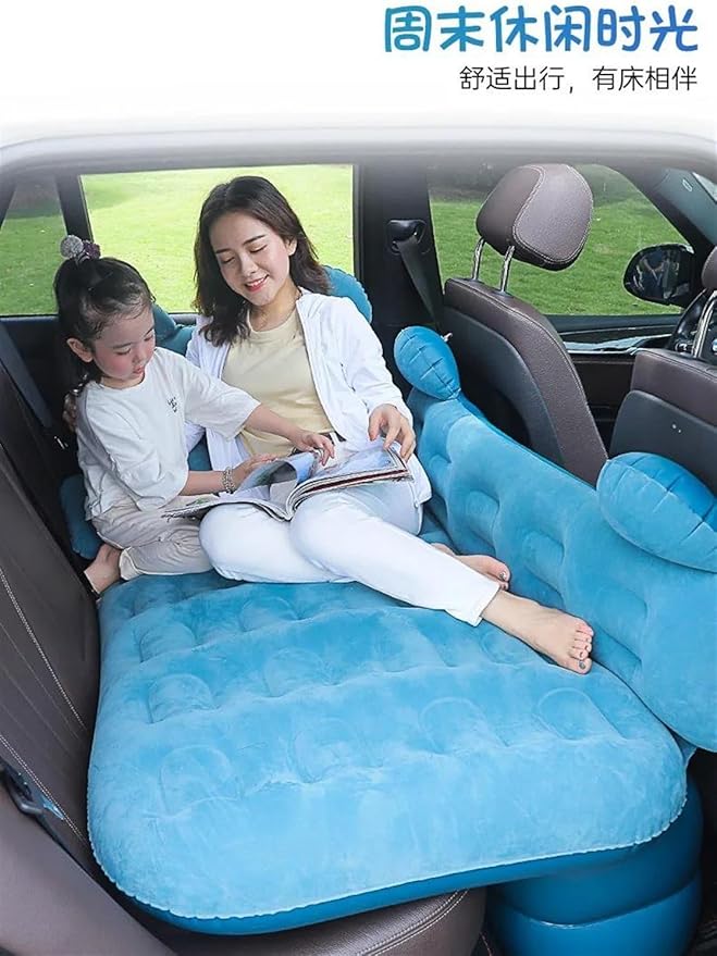 Camping Inflatable Mattress Car Back Seat Inflatable Bed Outdoor Travel Sleeping Mat Foldable Camping Mat Anti-Leakage Test Mattress
