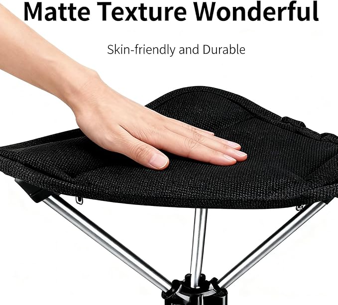 Adjustable Telescopic Folding Stool - Single Leg with Seat Portable Chair with Lightweight &amp Heavy-Duty Support Collapsible Cane for Outdoor Travel Hiking Adults (Single Leg)