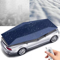 Movable Carport Fully-Automatic Car Tent Cover - Remote Control Portable Sunshade Umbrella for Outdoor Car Protection
