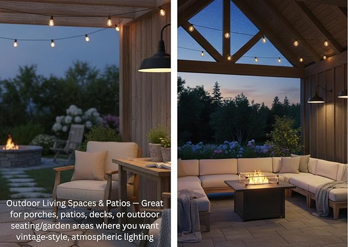 AGB101-AS18-Matte Black Gooseneck Barn Light - Matte Black Outdoor Dome with Incandescent Downlight | Wall-Mount Fixture for Patios Gardens Pathways and Large Outdoor Living Spaces