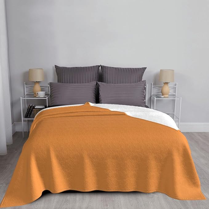 Sunset Red Sun Soft Fleece Blanket 60 * 50 inch Soft Sofa Blanket Suitable for Sofa Camping Travel Night Cover Blanket