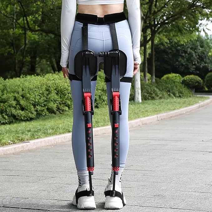 Invisible Chair Wearable Exoskeleton Human Wearable Seat Portable Leg Ergonomics Lightweight Seat Anywhere Camping Folding Stool Bear Up to 150kg