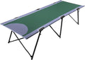 Portal Folding Camping Cot Portable Cot Bed for Adults Outdoor Bed Camp Cots for Sleeping with Carry Bag for Home Travel Office Beach Support up to 300lbs Green