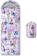 HOSIMA Kids Cute Dog Sleeping BagDifferent Pet Dogs Pattern Cold Weather Gear for CampingAnimal Themed with Christmas Tree Print Waterproof Sleeping Bags for Outdoors Hiking.