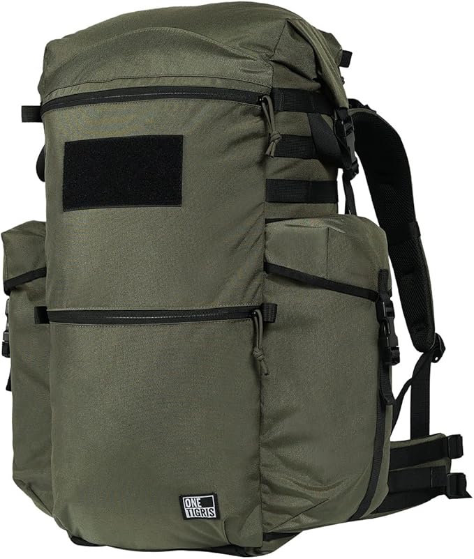OneTigris Wild Rocket 45L Bushcraft Backpack + OneTigris Dipper Camping Table