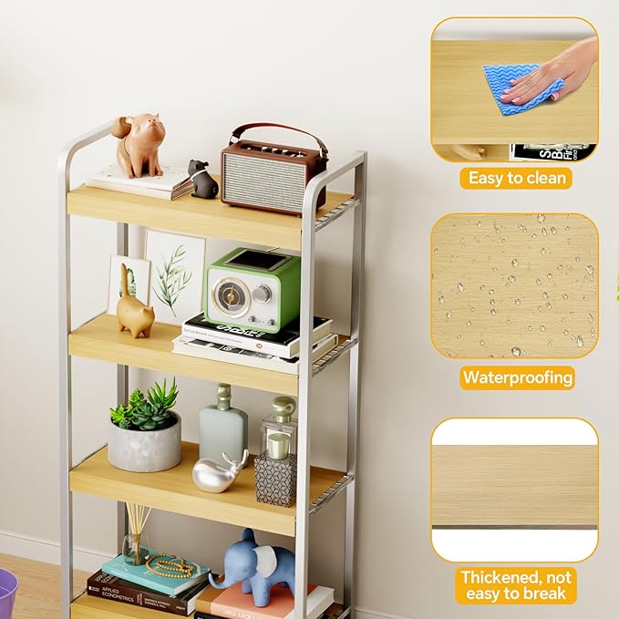 6 PCS Wire Rack Covers for Pantry Wood Grain 30''W * 16''D(Ready to Use) Faux Wood Shelf Covers for Wire Shelving Rustic Closet Shelves Covering Toppers for Pantry Bathroom Kitchen Garage