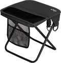Camping Stool Upgraded FoldableStool Aluminum Alloy Bracket 6 Ways to Carry Portable outdoorfolding Chair with Pocket for Queuing FishingHiking Tours BBQ Parties Outdoor Camping Accessories