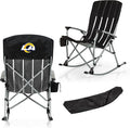 Picnic TIME NFL Unisex-Adult NFL Outdoor Rocking Camp Chair XL Heavy Duty Camping Chair for Adults