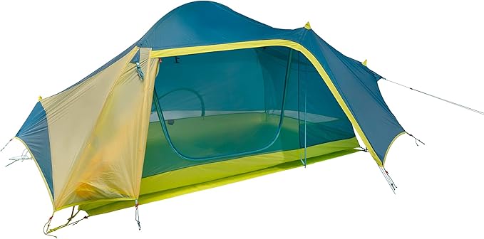 ust highlander 2-person backpacking tent with ultra light design and heavy duty non-free standing waterproof construction for bikepacking yakpacking camping and hiking