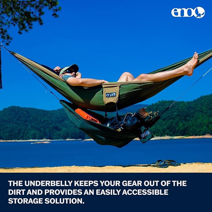 ENO Eagles Nest Outfitters Underbelly Gear Sling Hammock Accessory Charcoal