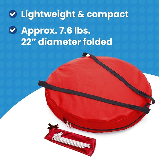 WeatherPod® The Original Shark Tank MyPod™ 1-2 Person Pop-Up Pod - Stay Warm Dry and Out of The Sun - Weather Pod for Sports Rain or Wind