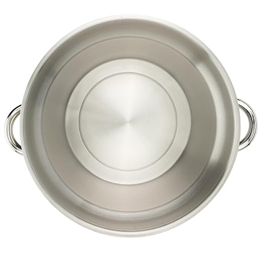 Winco 211 Stainless Steel Marmite Soup Chafer 11qt Round W/ Cover &amp Fram