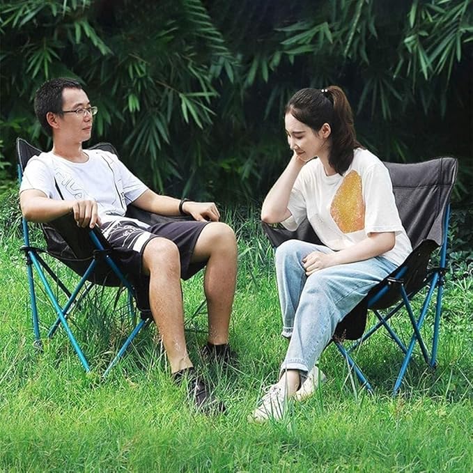 Ultralight Portable Folding Camping Chair Adjustable Backpacking Chair for Outdoor Travel Hiking Picnic Beach and Festivals