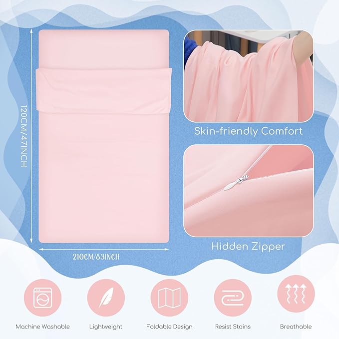 Irenare Self Tan Sleep Sack Reusable Body Self Tanners Lightweight Breathable Tanning Sleeping Sac for Bed Travel Sleeping Bag