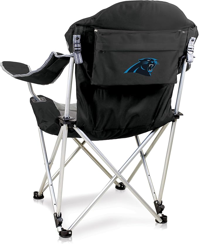 Picnic TIME NFL Unisex-Adult NFL Reclining Camp Chair Beach Chair for Adults Sports Chair with Carry Bag