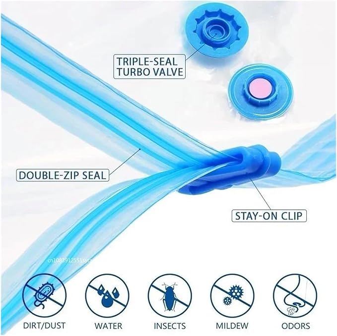 Vacuum Seal Bag Vacuum Storage Bags for Storing Clothes Organizer Space Saving Bags for Pillow Blanket Travel Vacuum Bag Package