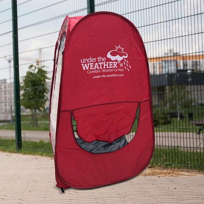 Sports Tent Fishing Pod Professional Convenient Ventilated up Pod Sports Pod for Trekking Sports Events Mountaineering Red