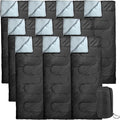 Bulk 10 Pack Envelope Sleeping Bags 4 Seasons Warm or Cold Lightweight Indoor Outdoor Sleeping Bags for Adults Backpacking Camping