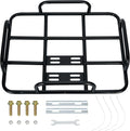 Food Delivery Box Rack Rear Grille 80kg Loading Delivery Food Box Rack with Guardrail Delivery Food Bag Rack Universal for Motorcycle Electric (inner diameter 50/40)