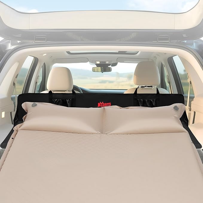 MYDAYS Car Rear Seat Mattress Extension Plate Portable Air Mattresses Extenders for Sleeping Increase Travel Trunk Bed Space for Car/SUV Camping