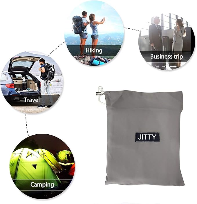 JITTY Sleeping Bag Liner Travel Sheet for Business Camping Backpacking Hiking Mountain Climbing Home Hostels Train 83x45