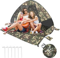 Beach Tent Sun Shelter Outdoor Tent for 1-4 Persons with Carrying Bag and 6 Ground Pegs for Family Outdoor Adventures Camping Picnics (Camouflage)