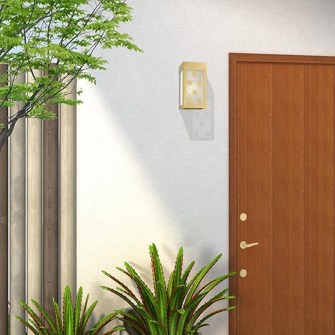 Livex Lighting 24321-32 Berkeley Outdoor ADA Small Sconce Satin Gold