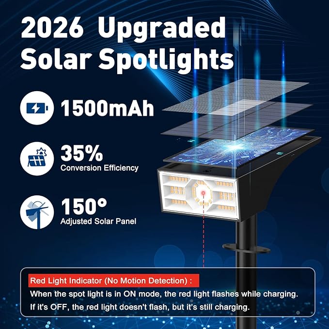 Solar Spot Lights Outdoor10 Pack/56 LED Outdoor Lights for Yard Waterproof IP68 4 Lighting Modes Solar Landscape Spotlights Auto On/Off Solar Powered Flood Lights Garden PathwayWarm White
