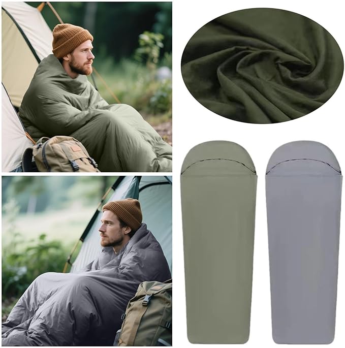 Sleeping Bag Liner Ultra-Light Ultralight Washable Sleeping Bag Liner Lightweight Adult Sleep Sack &amp Travel Sheets for Backpacking Hotel Camping Hostels