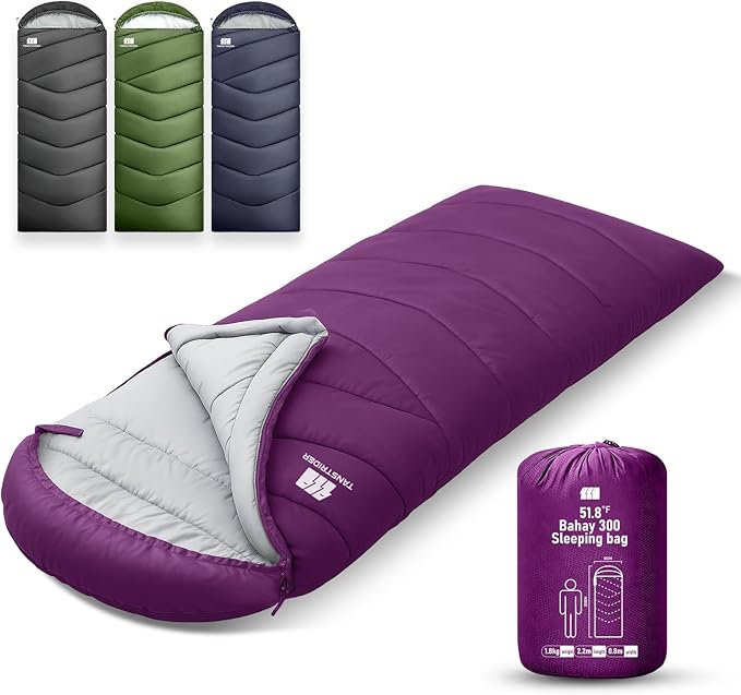 Sleeping Bags for Adults Cold Weather &amp WarmBackpacking Camping Sleeping Bag for Tall Girls BoysLightweightCompactWaterproof Camping Gear for TravelingHikingHotelOutdoor &amp Indoor