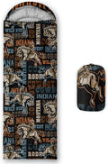 AILONEN Cartoon Camping Sleeping Bag for Boys Girls AdultsLightweight &amp Waterproof3 Season Warm &amp Cold WeatherPortablePrinted Sleeping BagTravelingCampingHiking