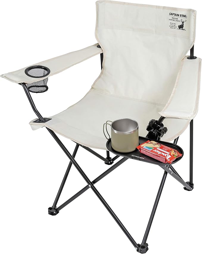 Captain Stag Camping Equipment Chair Side Tray