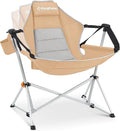 KingCamp Hammock Camping Chair Swinging Portable Folding Camp Chairs for Adults Max 400lbs Heavy Duty Foldable Oversized Rocker with Aluminum Alloy Frame Cup Holder for Outdoor Beach Patio Sport