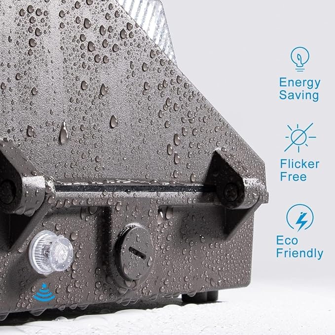 Lightdot 8Pack 70W LED Wall Pack Lights 100-277v Off Dusk to Dawn Photocell 10500Lm(150Lm/W) 5000K IP65 Outdoor Exterior Lighting for GarageWarehouseYardBuildingFactoryETL