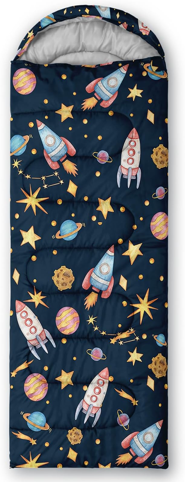 QOOMO Camping Sleeping Bags3 Season Warm &amp Cool WeatherLightweightWaterproof Sleeping Bags for Adults &amp Kids Travelingand Outdoors