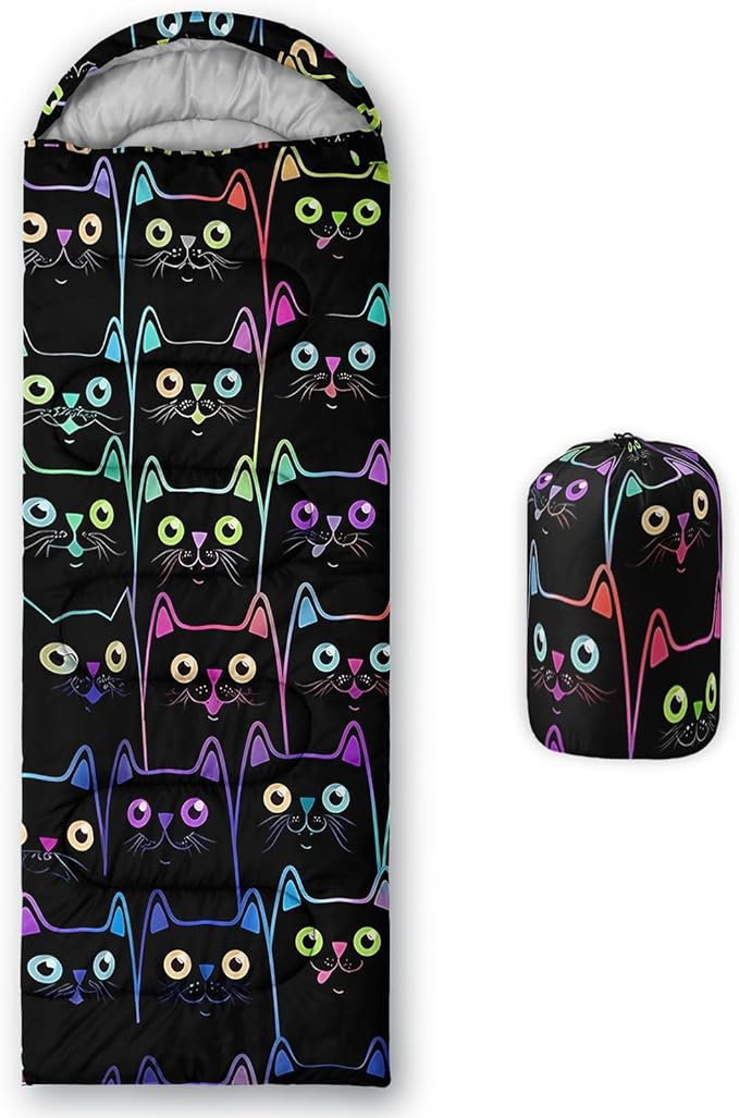 Kids Sleeping Bag for Boys GirlsBasketball Print-Lightweight Warm Portable Outdoor Indoor-Waterproof Cold Weather Resistant Sleeping Bag for Camping Hiking