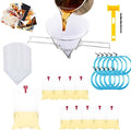 Maple Syrup Tree Tapping Kit with 8L Bags &amp Maple Syrup Cone Filter Holder Stand