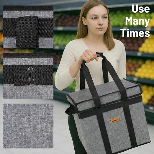 musbus Delivery Bag and Insulated Shopping Box Set