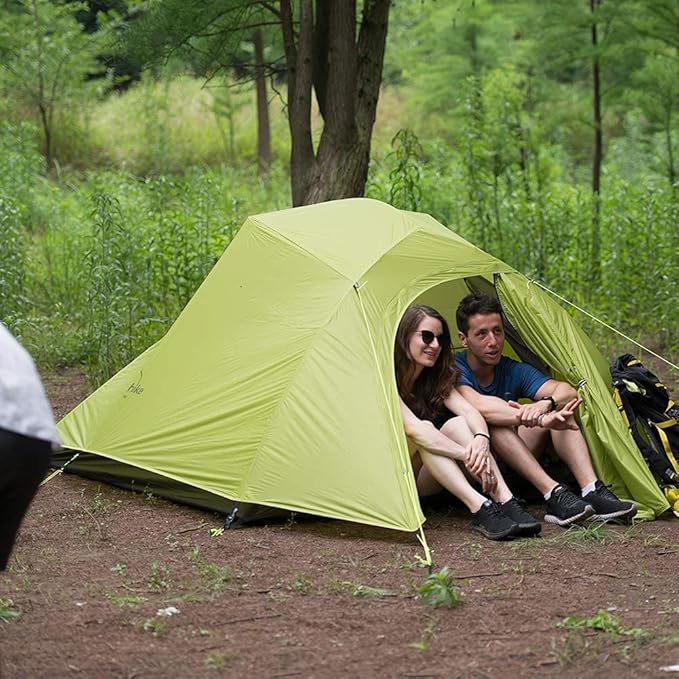 Naturehike Cloud Up 3 Person Backpacking Tent with Footprint - 3 Season Free Standing Lightweight 3 Person Camping Tent | with Footprint Free Standing Dome Camping Hiking Waterproof