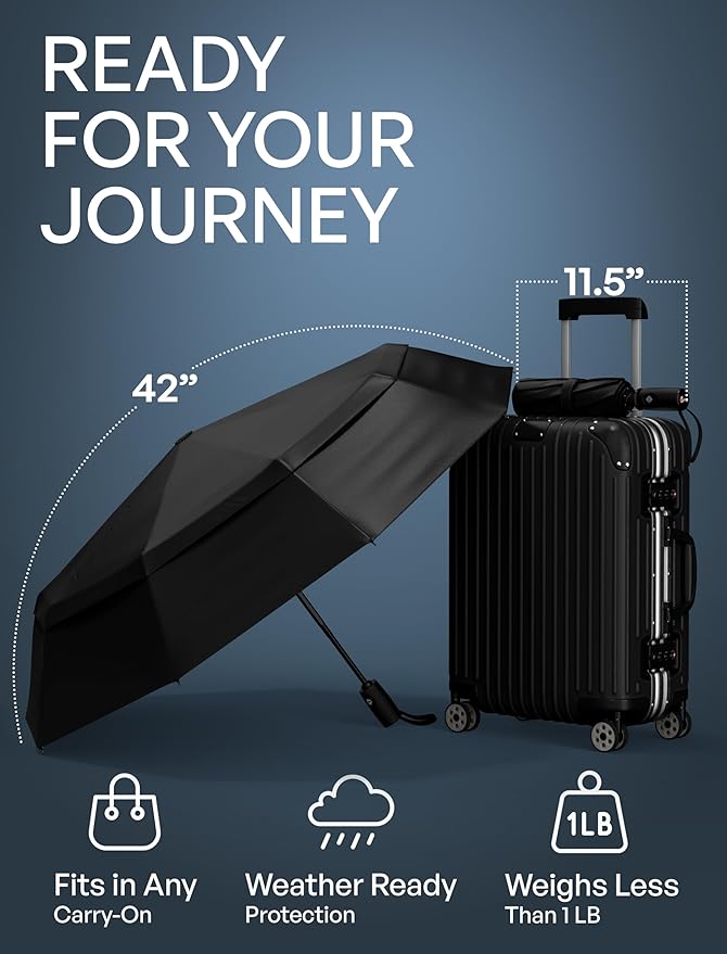 Everlasting Comfort Cooler Backpack Chair and Travel Umbrella – Built-in Seating and Weather Protection for Beach Park and Outdoor Events